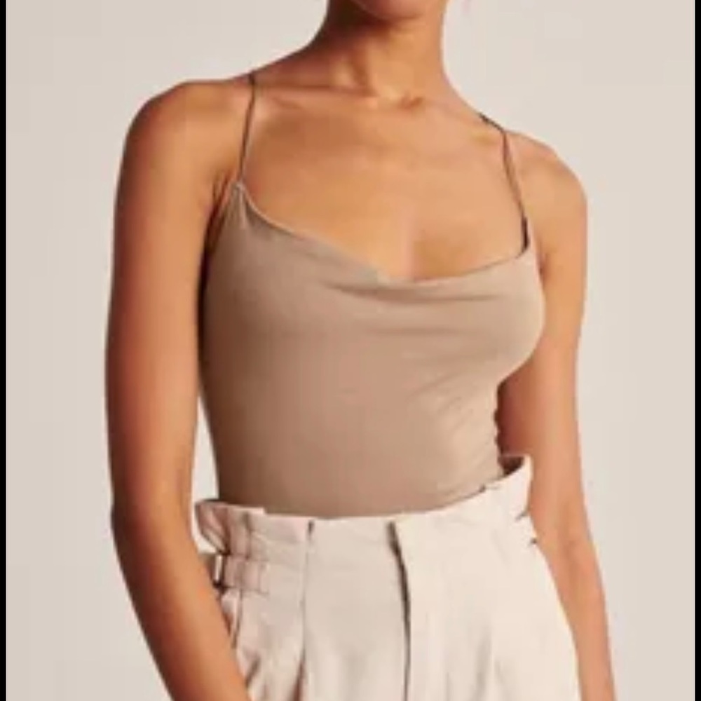 Abercrombie and fitch cowl neck bodysuit